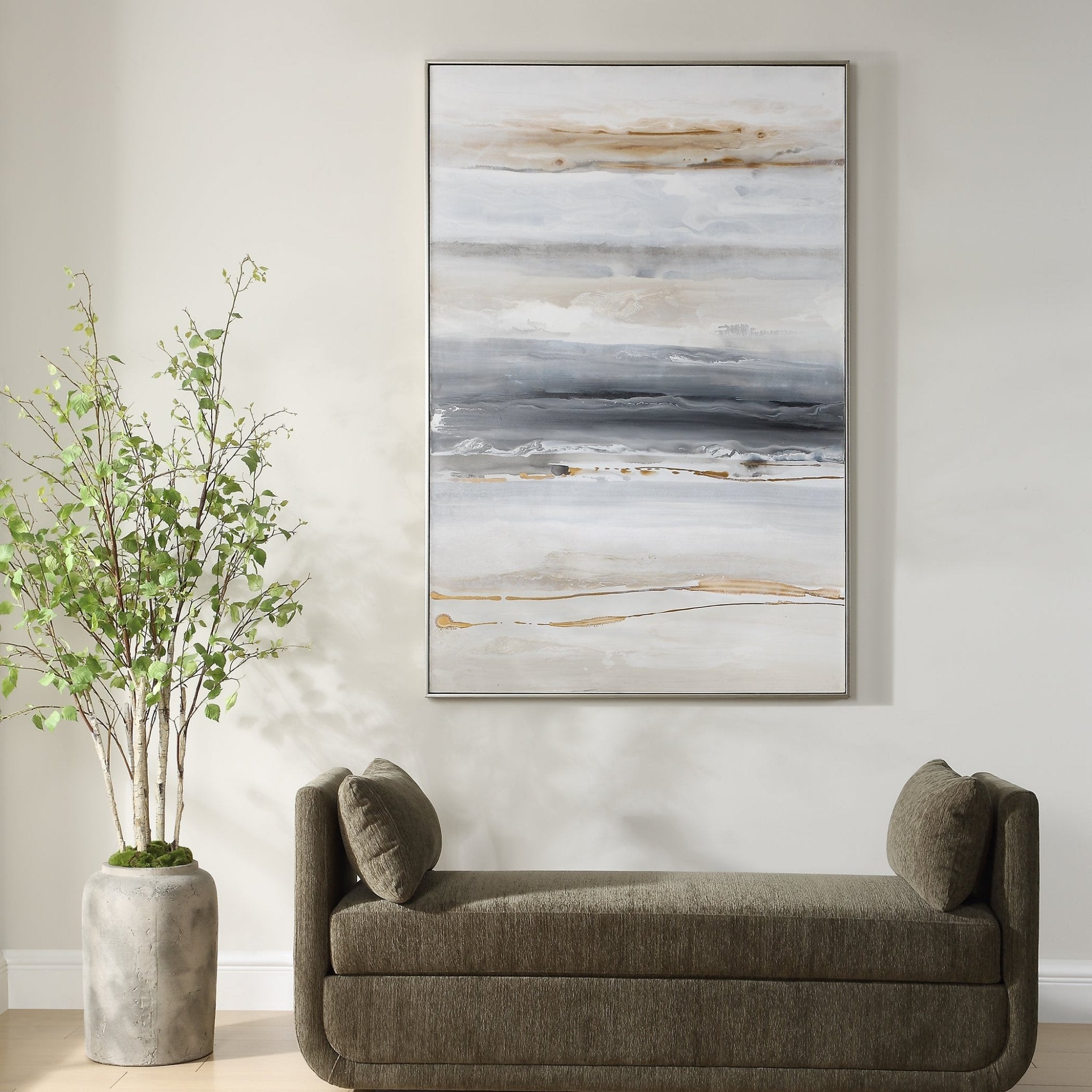 ABSTRACT BEACH Hand Painted Canvas Paintings & Pictures| Uttermost