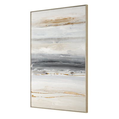 ABSTRACT BEACH Hand Painted Canvas - Al Rugaib Furniture