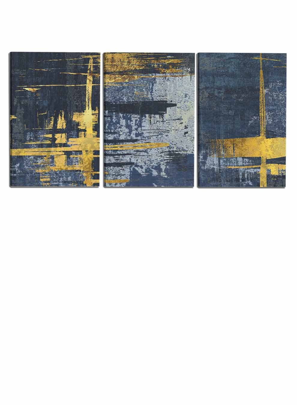 Abstract Carpet Mural Art Paintings(set of 3) Paintings & Pictures| LOWHA