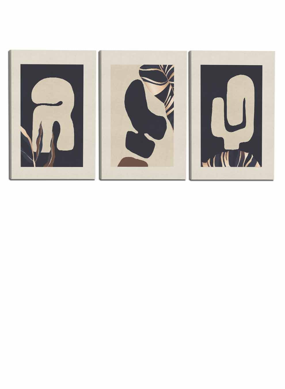 Abstract Modern Aesthetic Paintings(set of 3) Paintings & Pictures| LOWHA