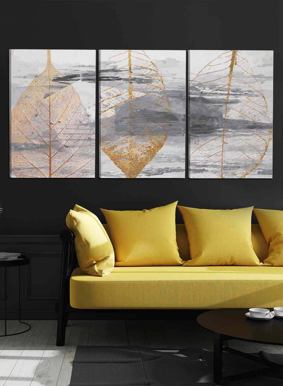 Abstract Murals Artistic Paintings(set of 3) Paintings & Pictures| LOWHA