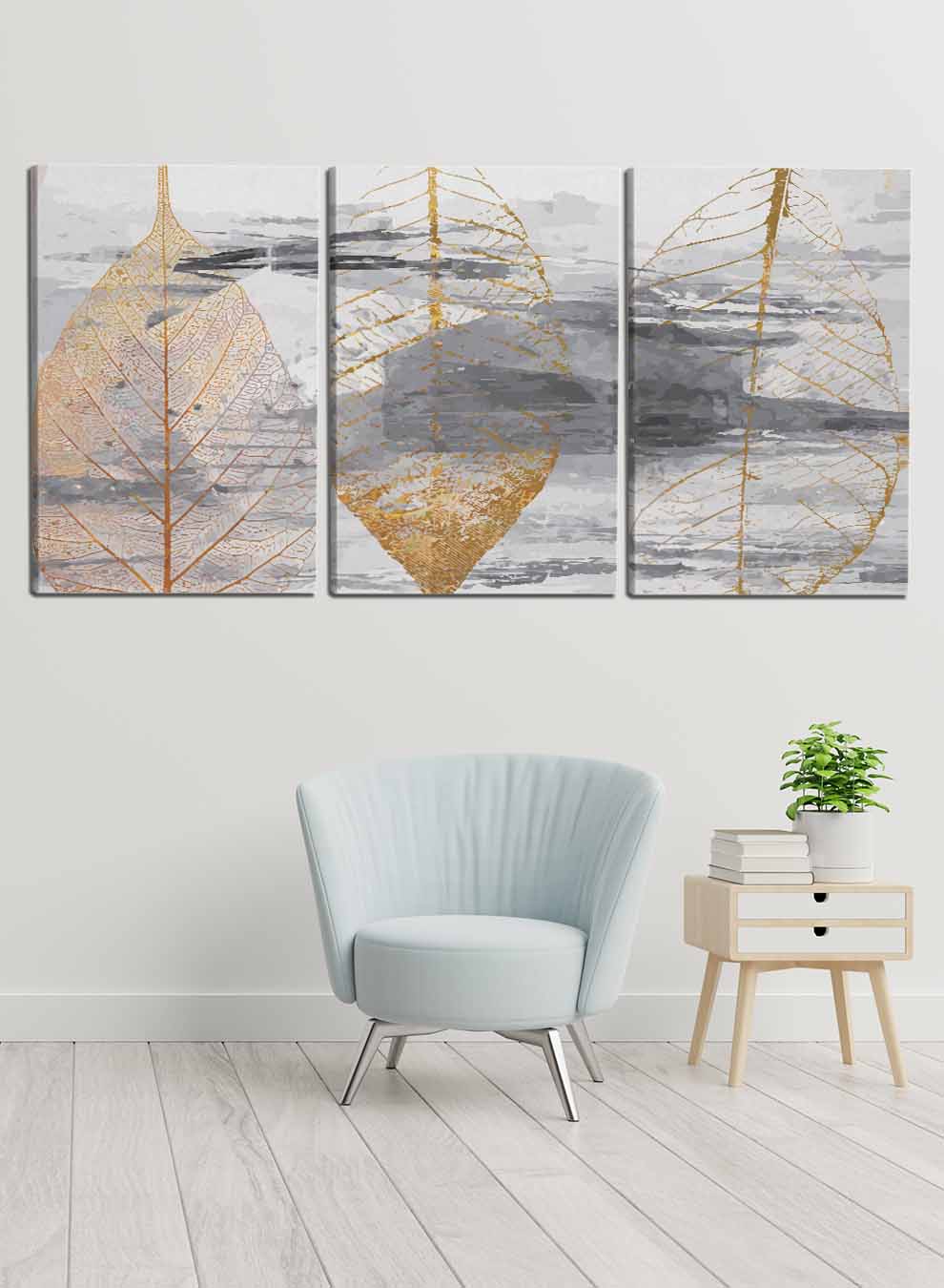 Abstract Murals Artistic Paintings(set of 3) Paintings & Pictures| LOWHA