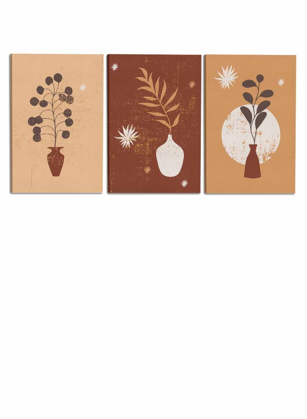 Abstract Neutral Boho Paintings(set of 3) Paintings & Pictures| LOWHA