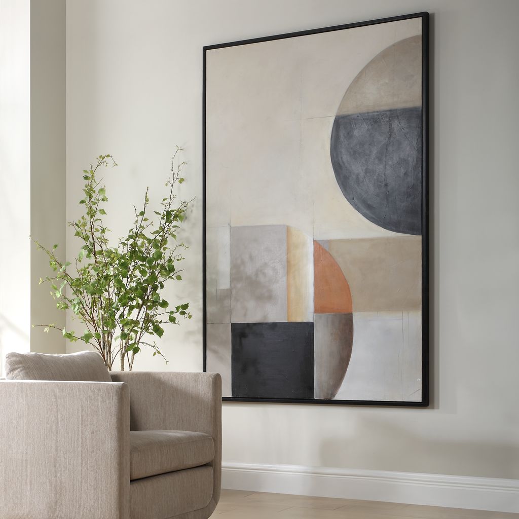 ABSTRACT SHAPES II Hand Painted Canvas Paintings & Pictures| Uttermost