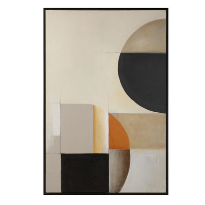 ABSTRACT SHAPES II Hand Painted Canvas - Al Rugaib Furniture