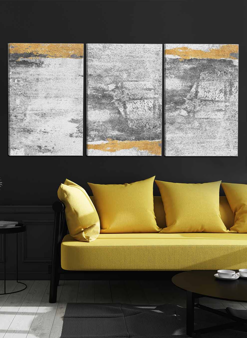 Abstract Shapes Paintings(set of 3) Paintings & Pictures| LOWHA