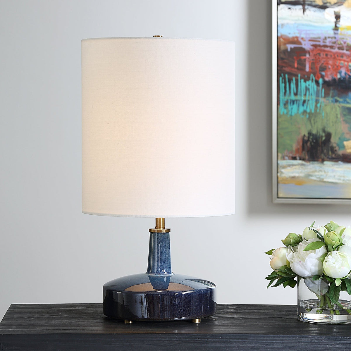 Abyss Blue Table Lamp Table Lamps| Uttermost