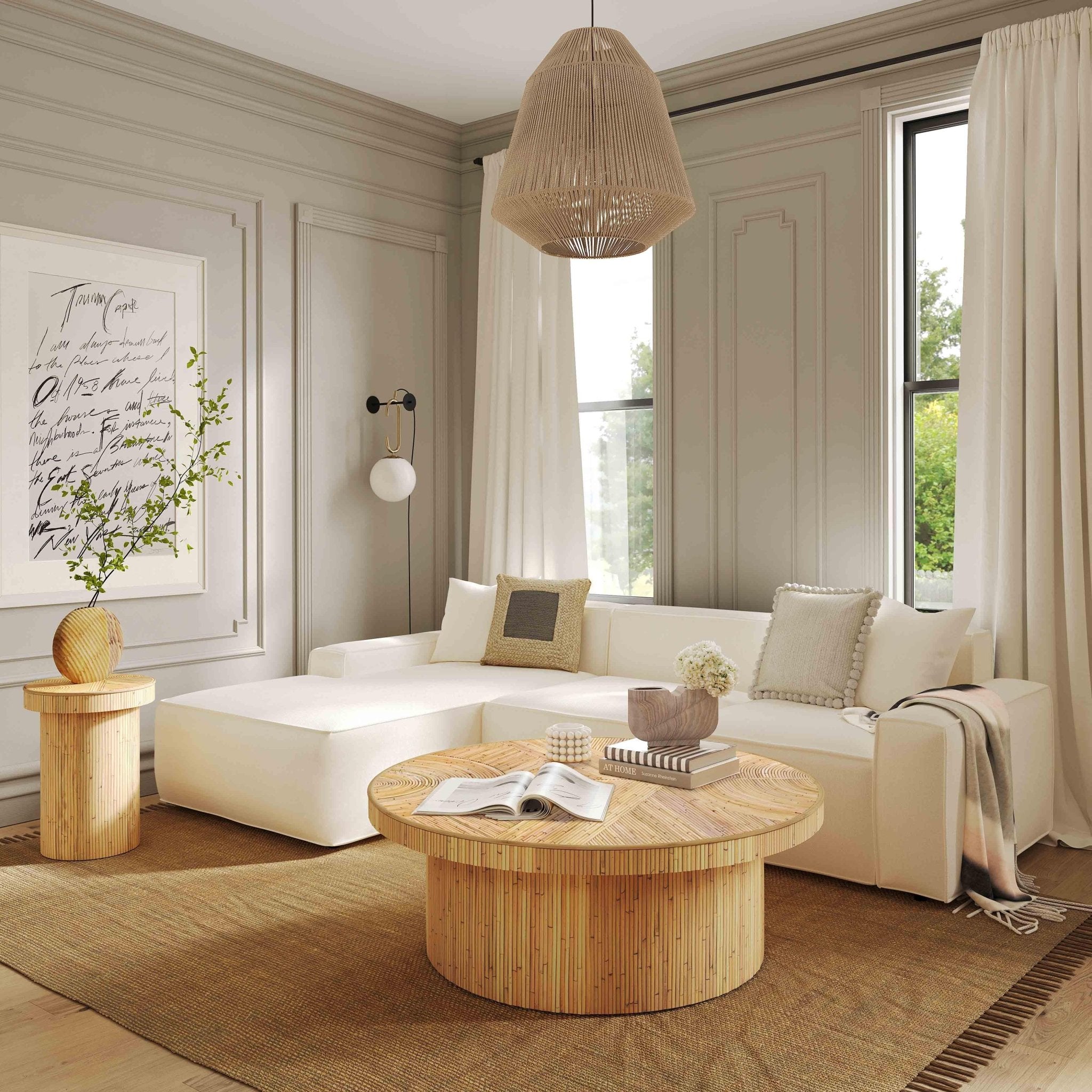 Acadia Rattan Coffee Table Coffee Tables| TOV