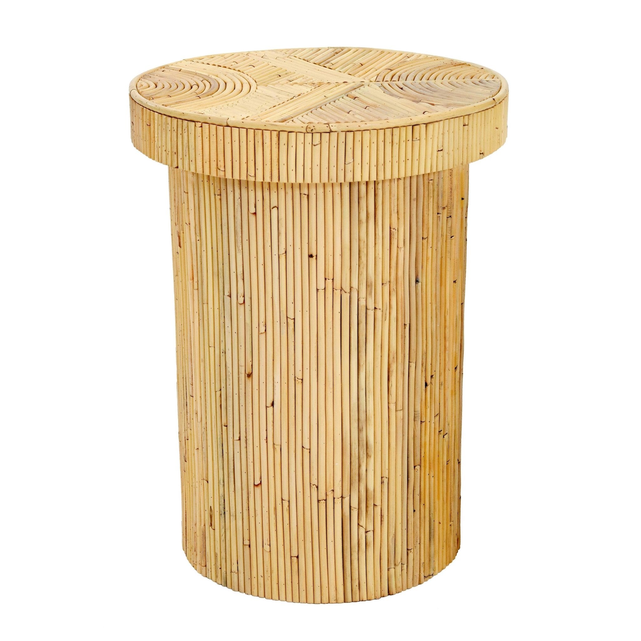 Acadia Rattan Side Table Accent & End Tables| TOV