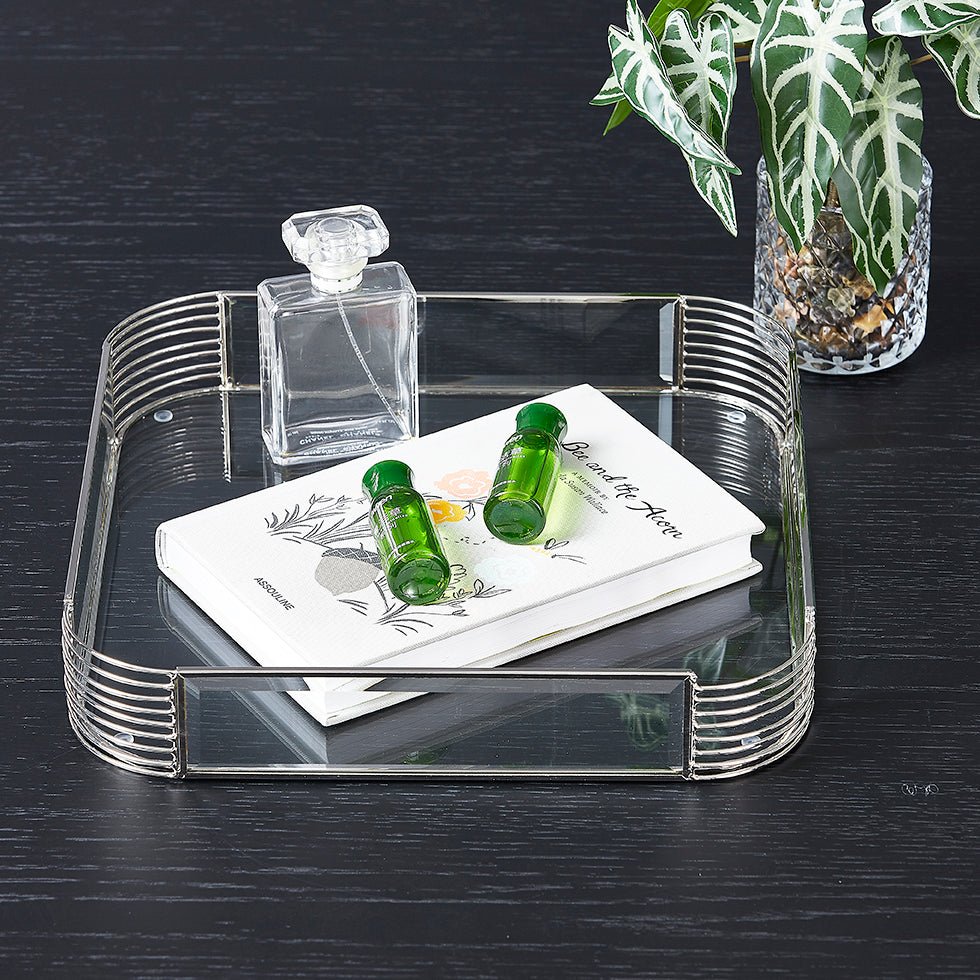 Acrylic Dame Glass Tray LS-Y002 Table Decors| Roots Furniture