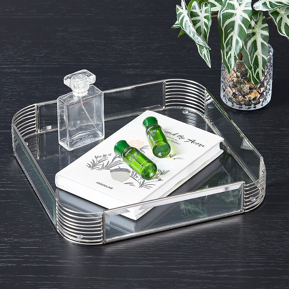 Acrylic Dame Glass Tray LS-Y002 Table Decors| Roots Furniture