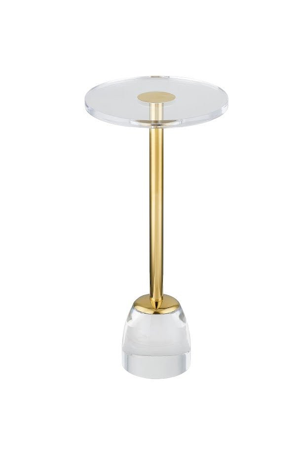 Acrylic Round Side Table End Tables| Roots Furniture