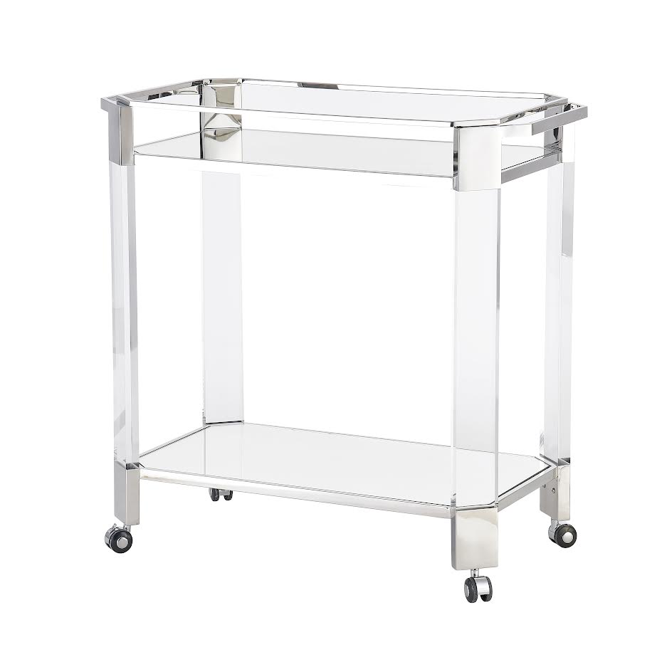 Acrylic service cart YM-F0318 Accent & End Tables| Roots Furniture