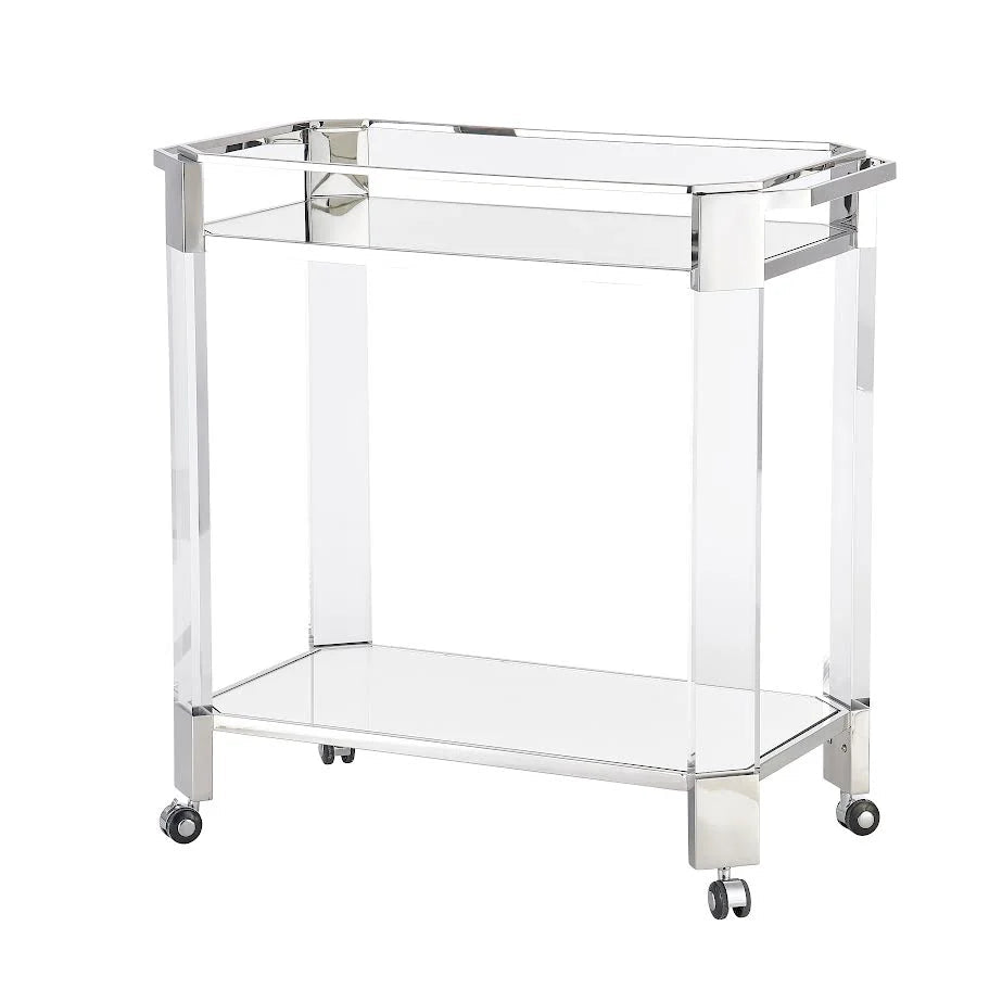 Acrylic service cart YM-F0366 Mirrors| Roots Furniture