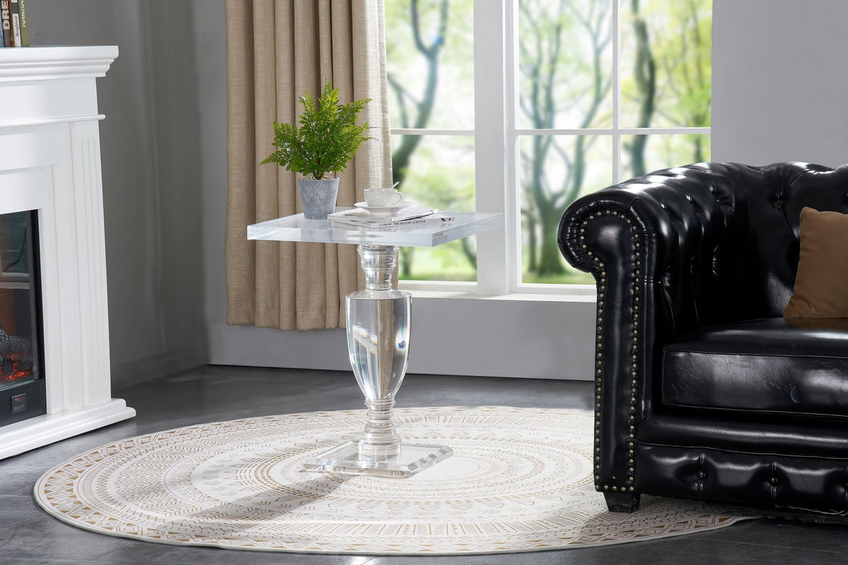Acrylic side table End Tables| Roots Furniture