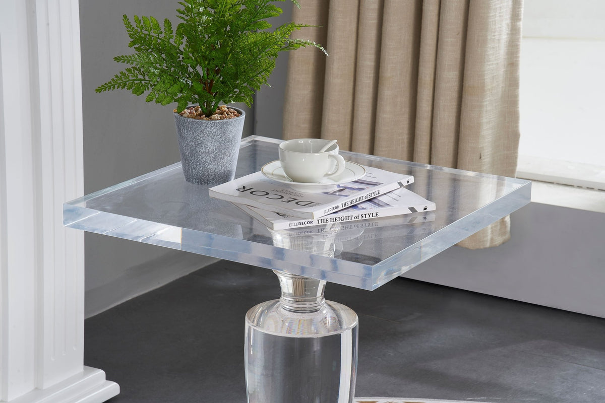 Acrylic side table End Tables| Roots Furniture