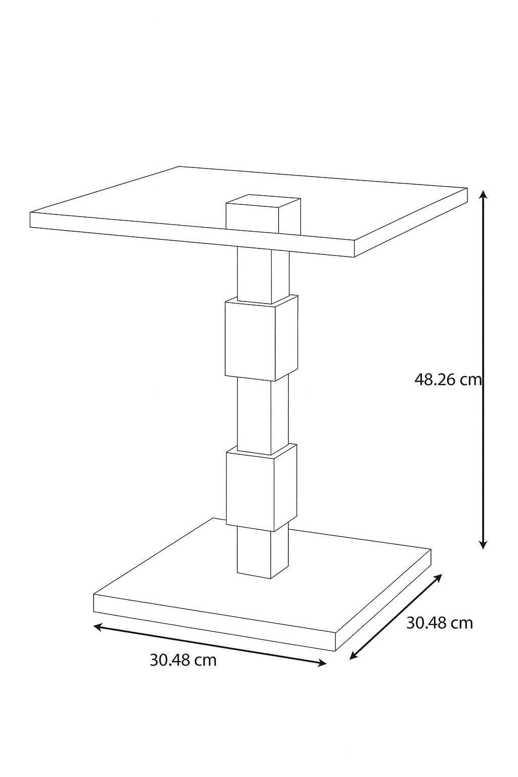 Acrylic Side Table End Tables| Roots Furniture