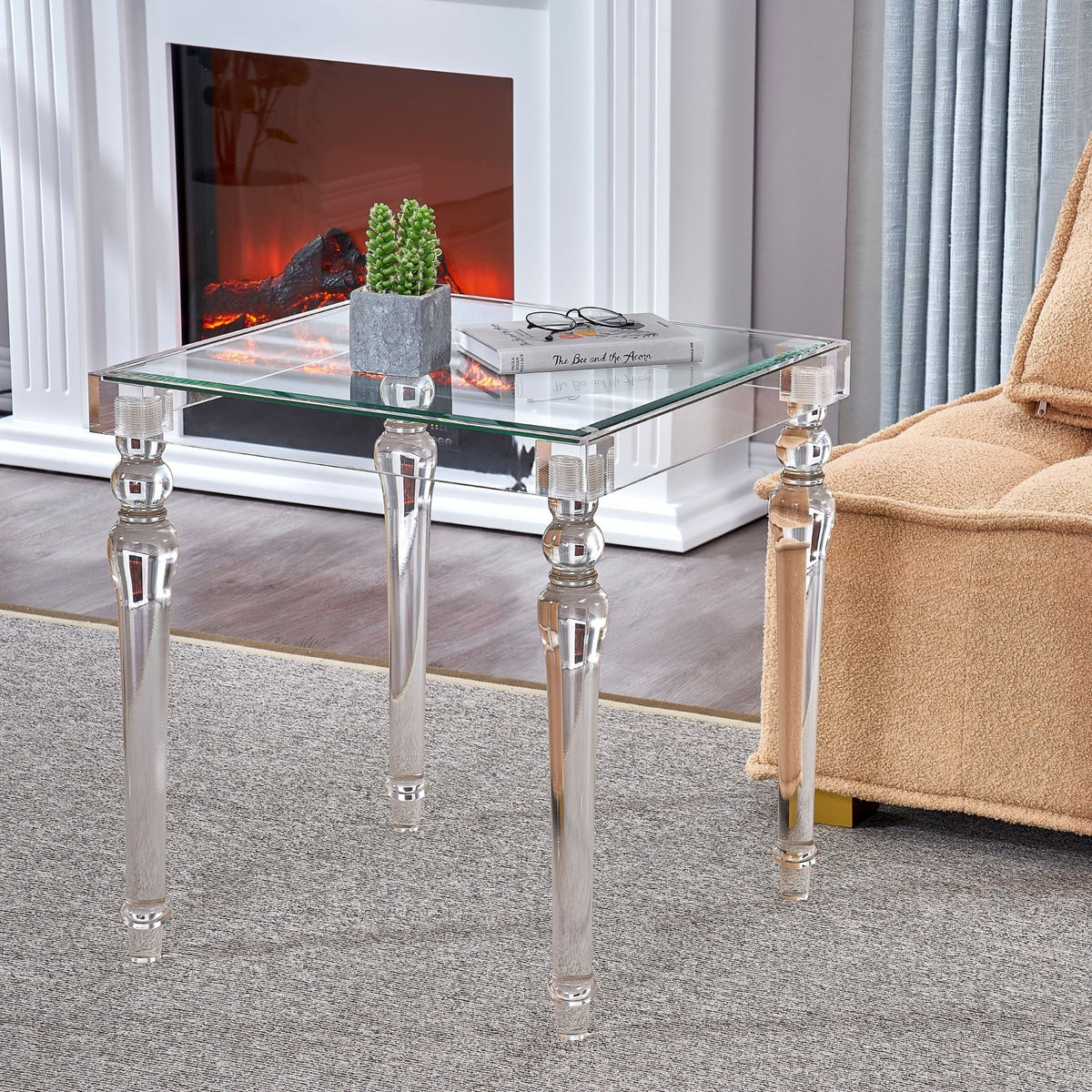 Acrylic Side table | Roots Furniture
