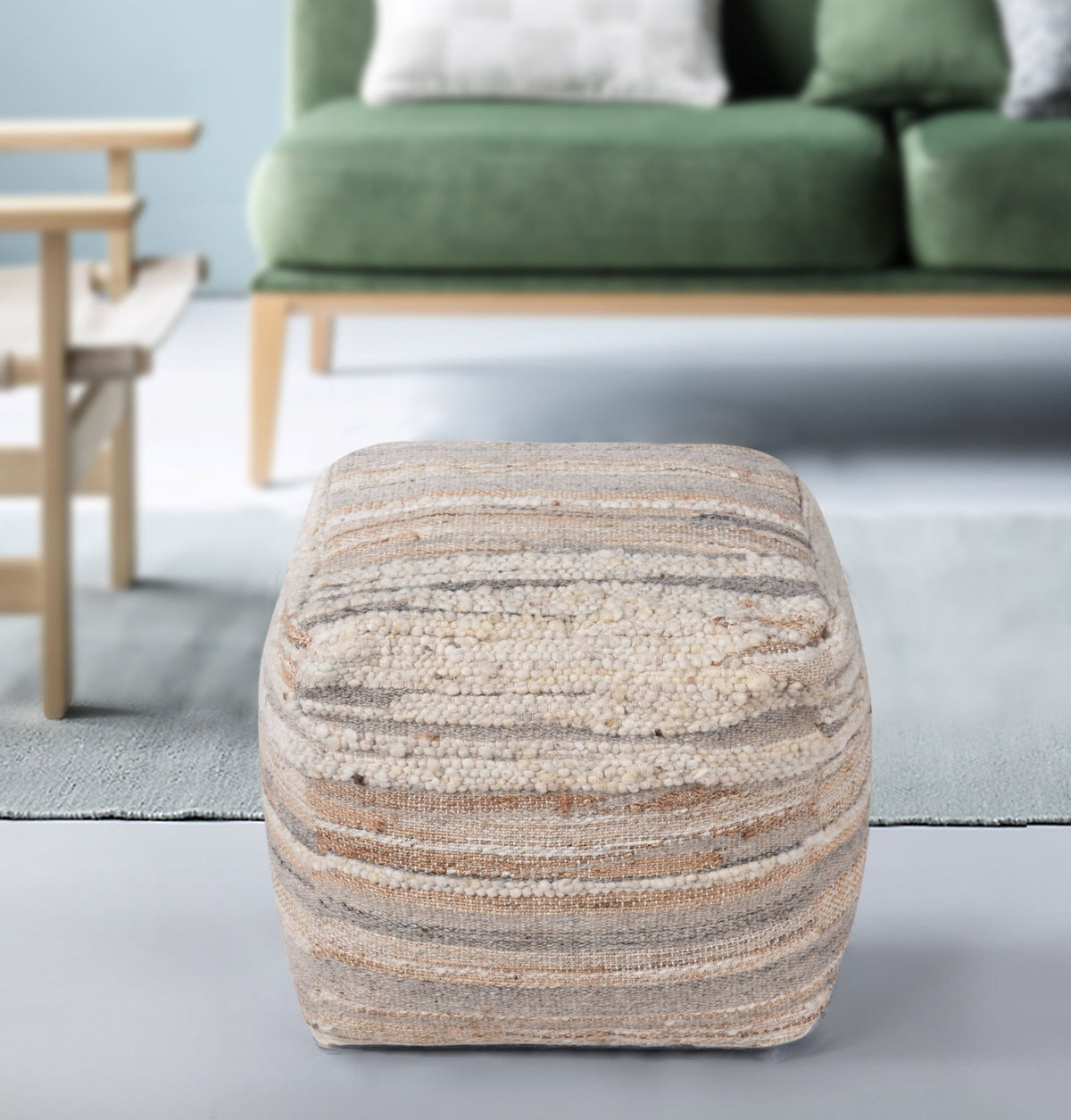 ADALEE POUF Poufs| Roots Furniture