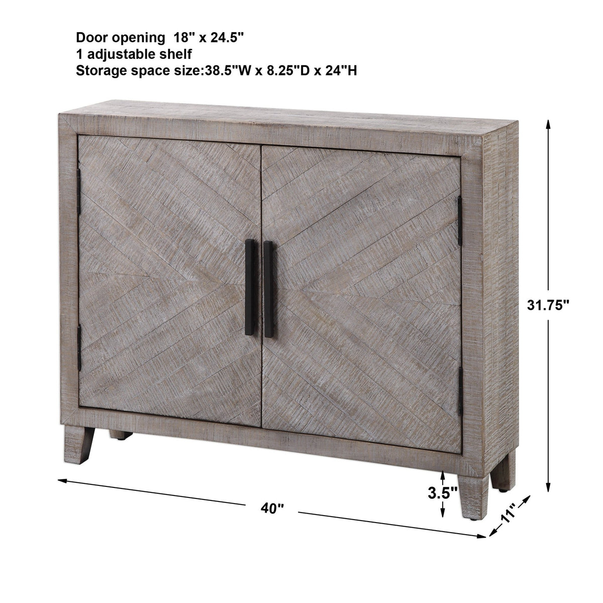 Adalind 2 Door Cabinet Cabinets & Chests| Uttermost