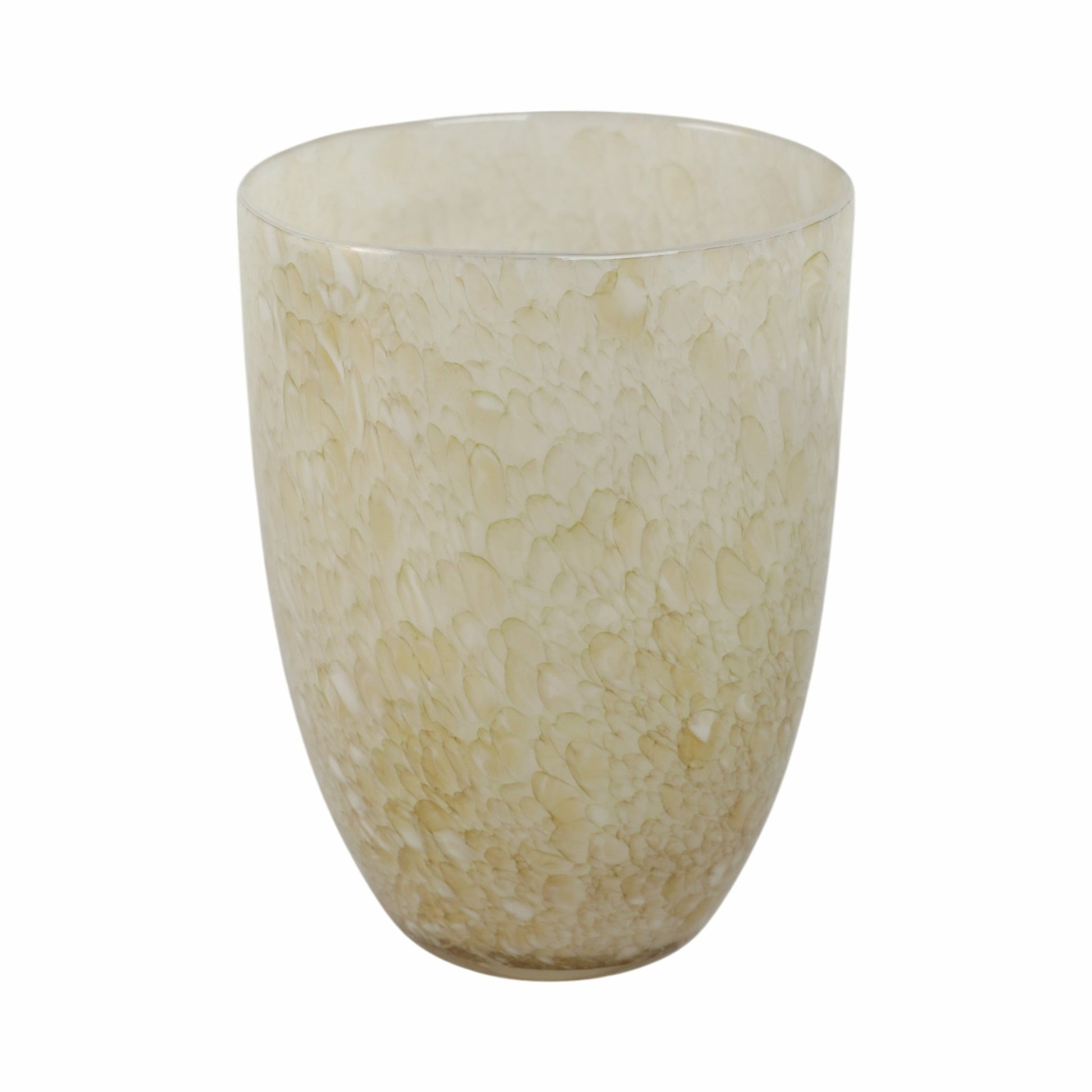 ADDIS&DURBAN GREEN/CREAM GLASS VASE Vases and Jars| Sagebrook Home
