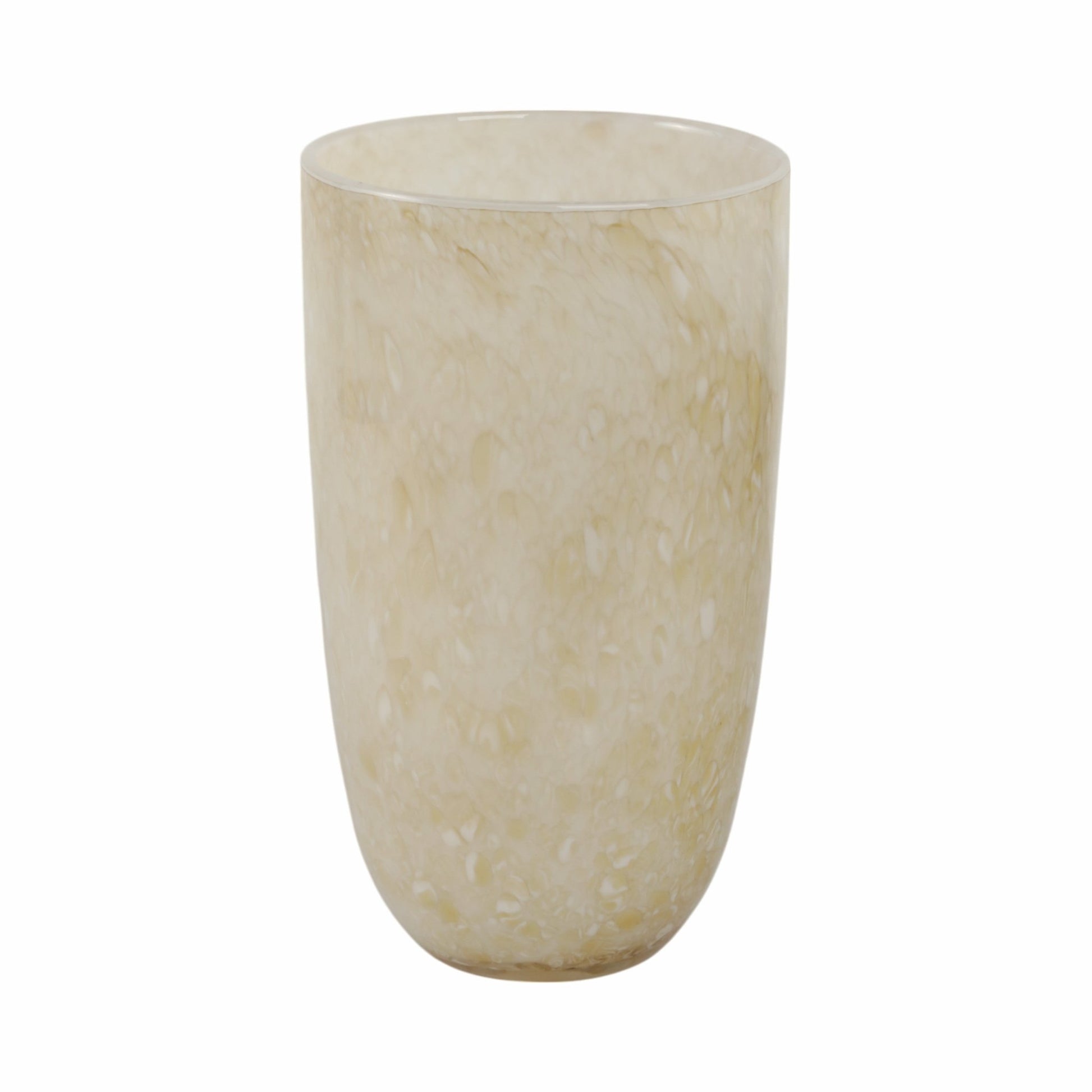 ADDIS&DURBAN GREEN/CREAM GLASS VASE Vases and Jars| Sagebrook Home