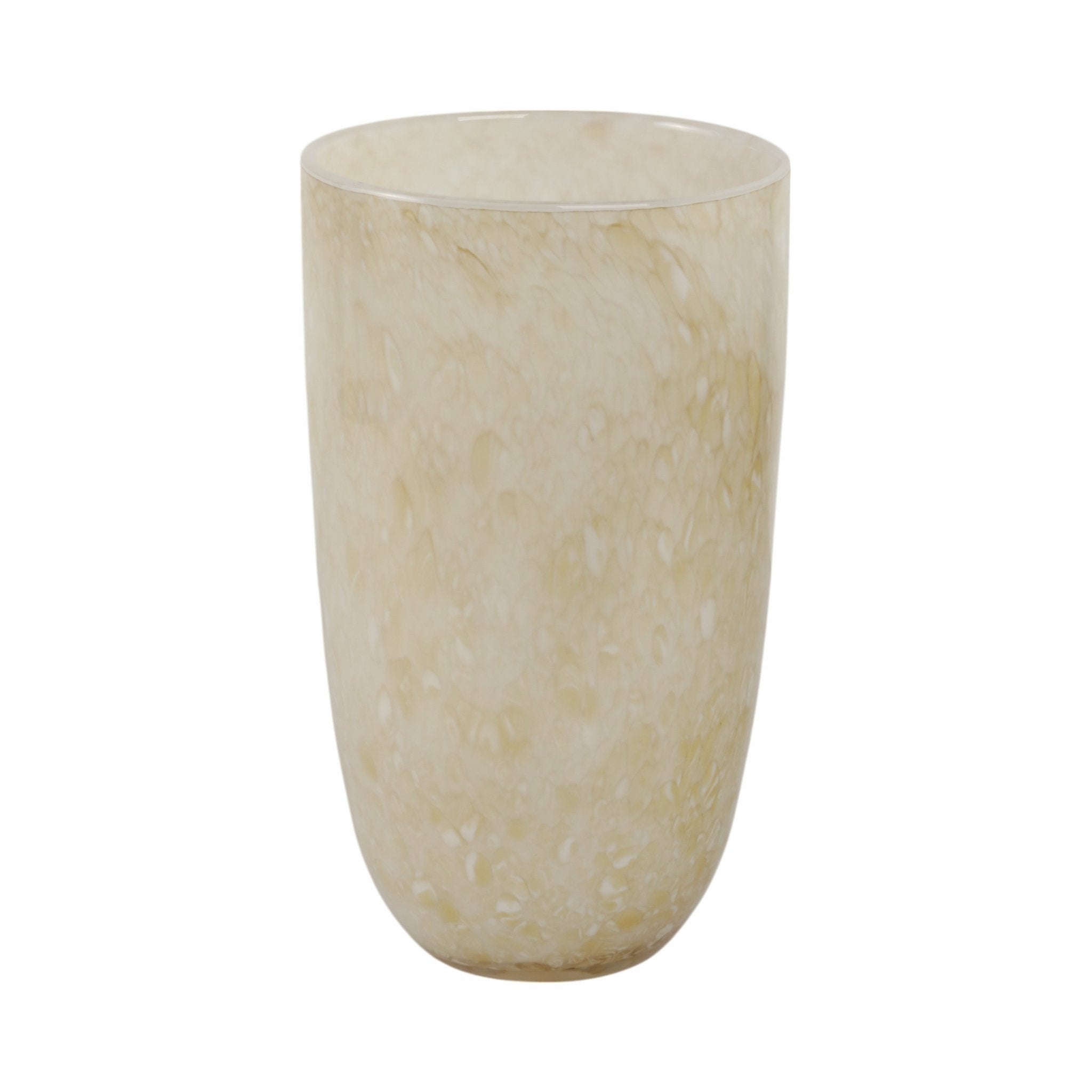 ADDIS&DURBAN GREEN/CREAM GLASS VASE Vases and Jars| Sagebrook Home