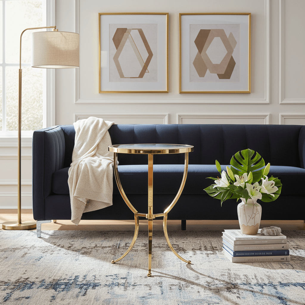Adella Round Chairside Table End Tables| Bernhardt