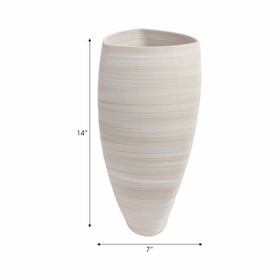 مزهرية الخزف المطبوعة ثلاثية الأبعاد من أسمرا، متعددة الألوان Asmara 3d Printed Porcelain Vase, Multi