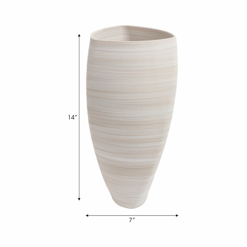 مزهرية الخزف المطبوعة ثلاثية الأبعاد من أسمرا، متعددة الألوان Asmara 3d Printed Porcelain Vase, Multi
