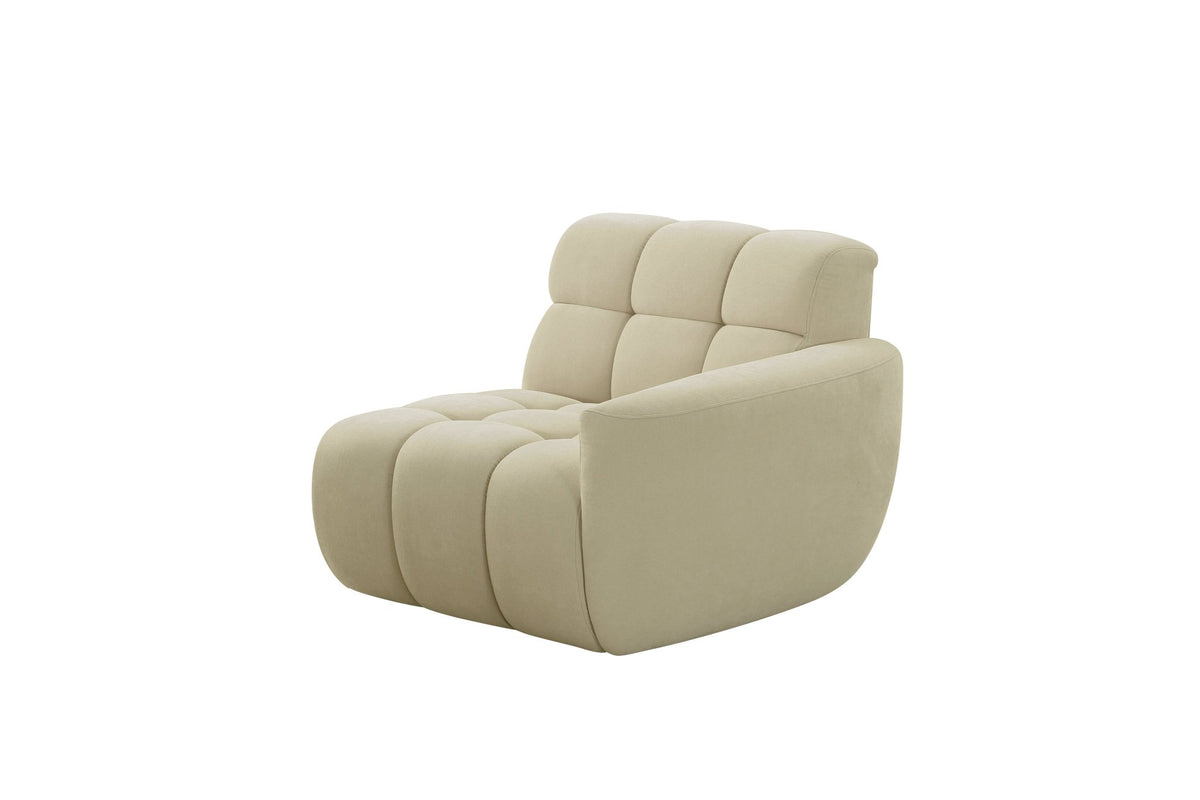 Admiral Beige RAF armed wedge Sectionals| Roots furniture