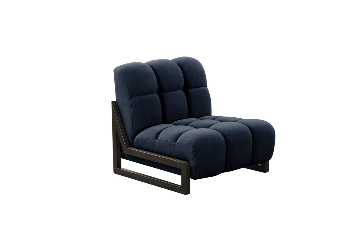 Admiral Navy Accent chair - Wooden frame Chairs| Roots furniture