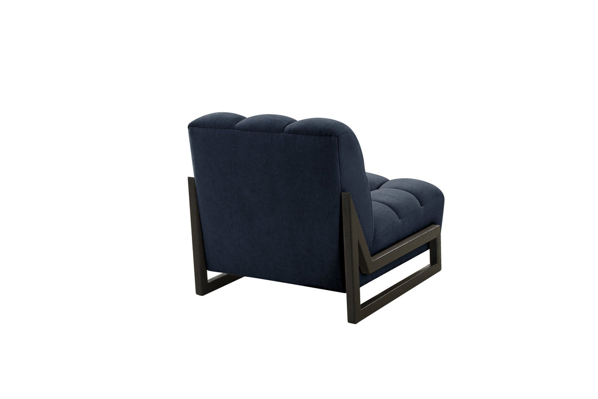 Admiral Navy Accent chair - Wooden frame Chairs| Roots furniture