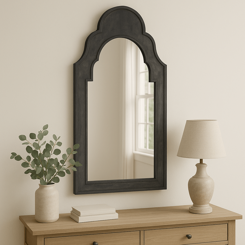 Adonia Floor Mirror with Jewelry Storage - Al Rugaib Furniture