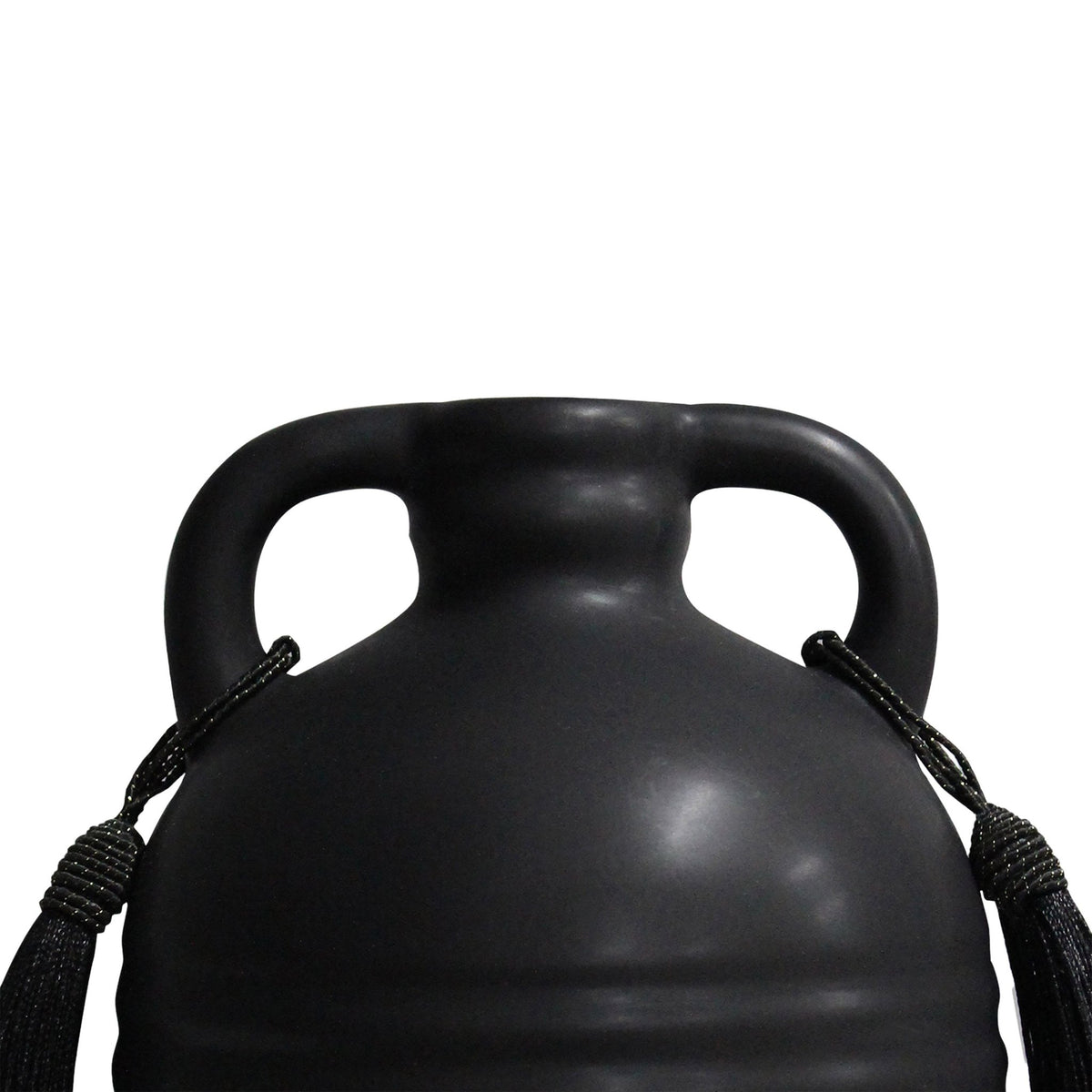 Adonis Black Ceramic Vase Vases and Jars| TOV