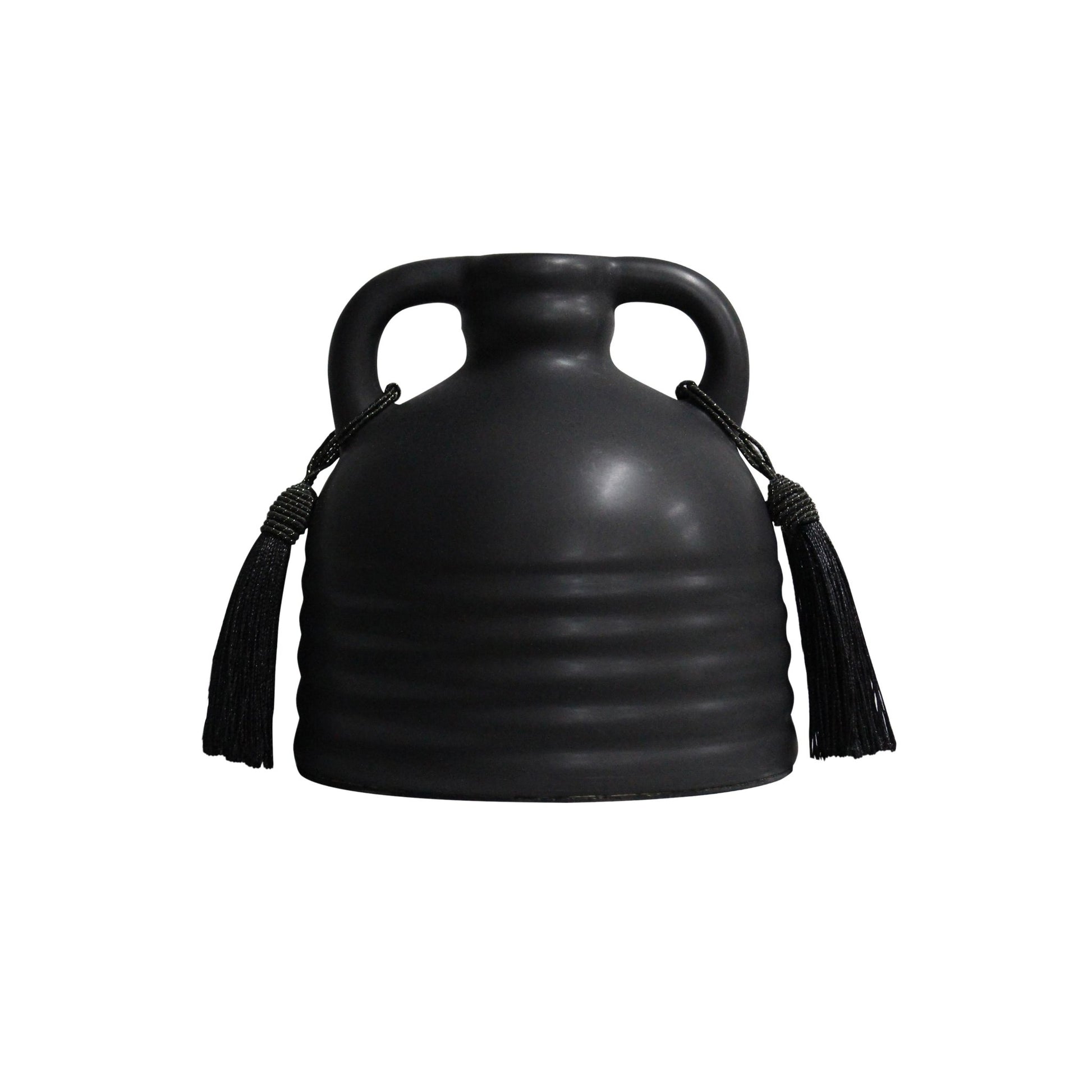 Adonis Black Ceramic Vase Vases and Jars| TOV