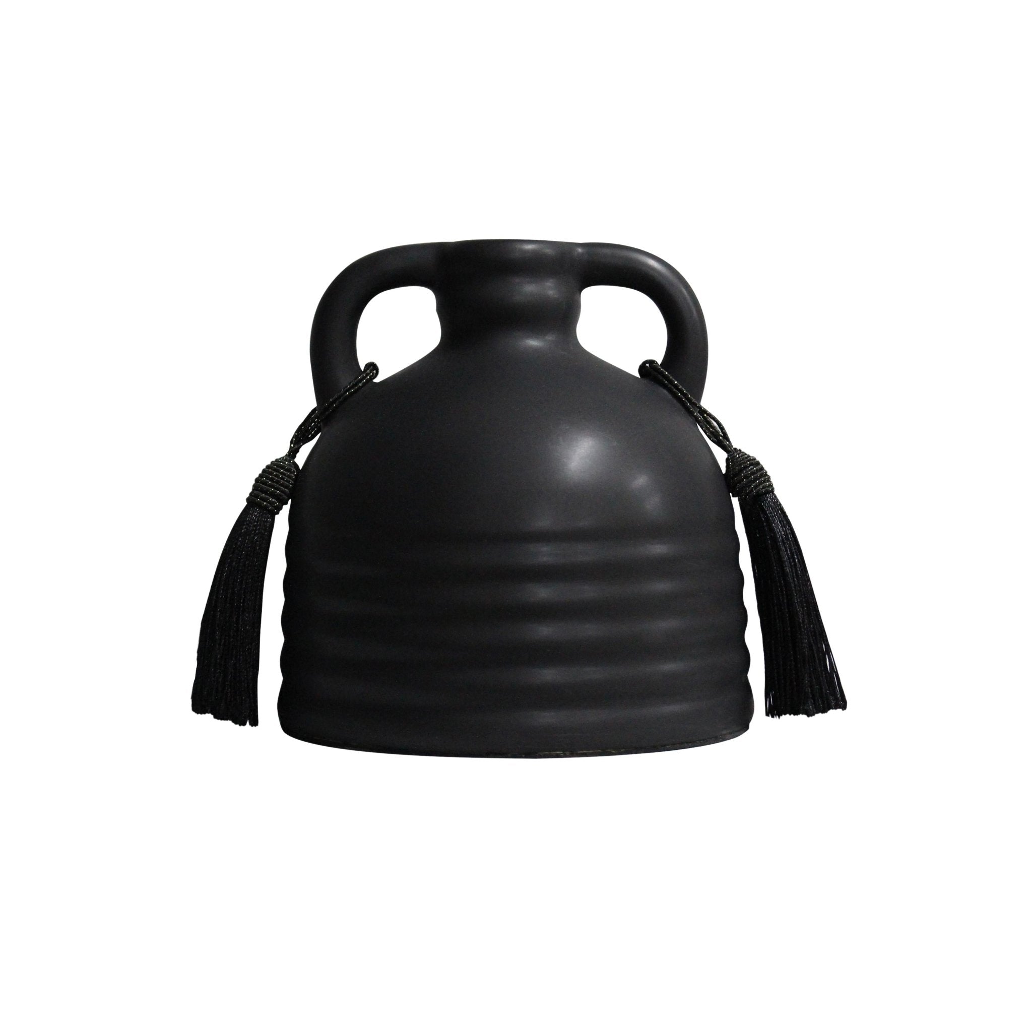 Adonis Black Ceramic Vase Vases and Jars| TOV