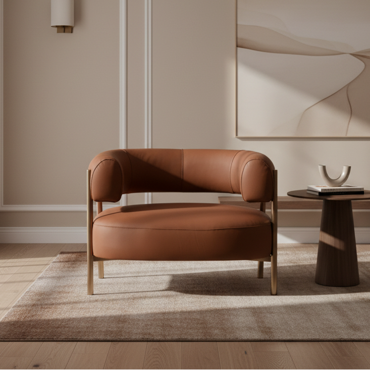 Adonis Rust Accent Chair Chairs| Roots Furniture