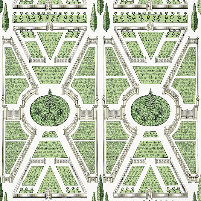 AERIAL GARDEN,Non Woven Wallpaper Wallpaper| Thibaut Design