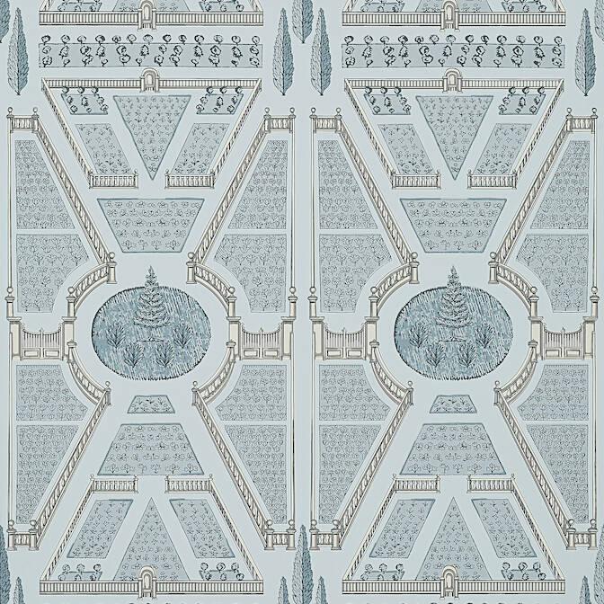 AERIAL GARDEN,Non Woven Wallpaper Wallpaper| Thibaut Design