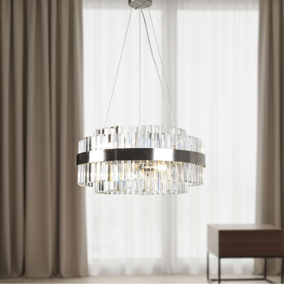 Aether Glass Chandelier chandeliers| Roots Furniture