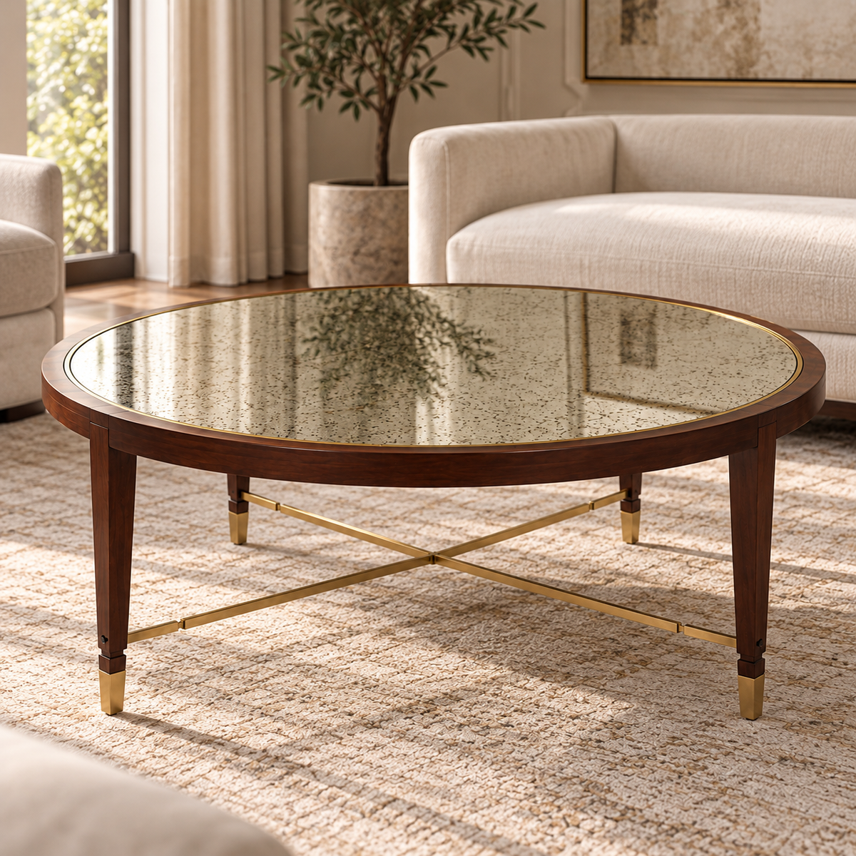 Diwan Round Coffee Table