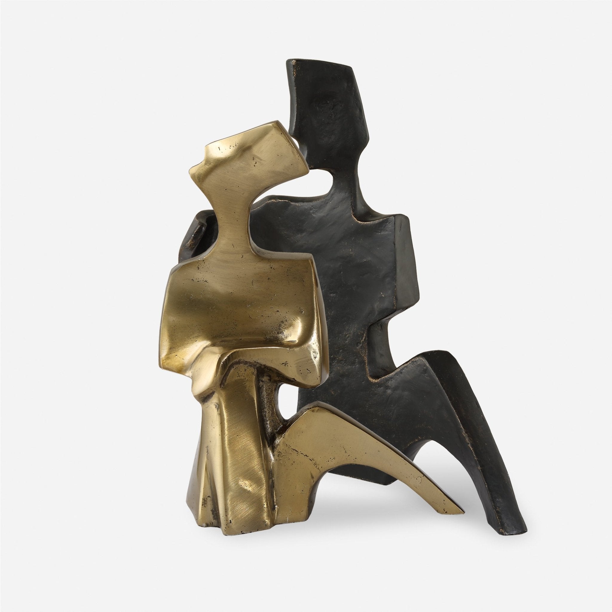 Affection Bronze Gold Sculpture, S/2 Table Decors| Uttermost