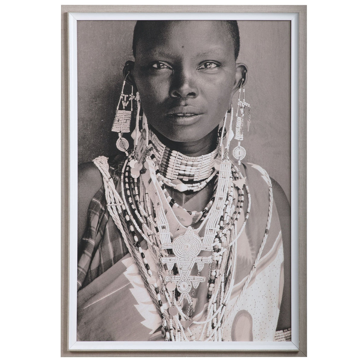 African Princess Framed Print Table Decors| Uttermost
