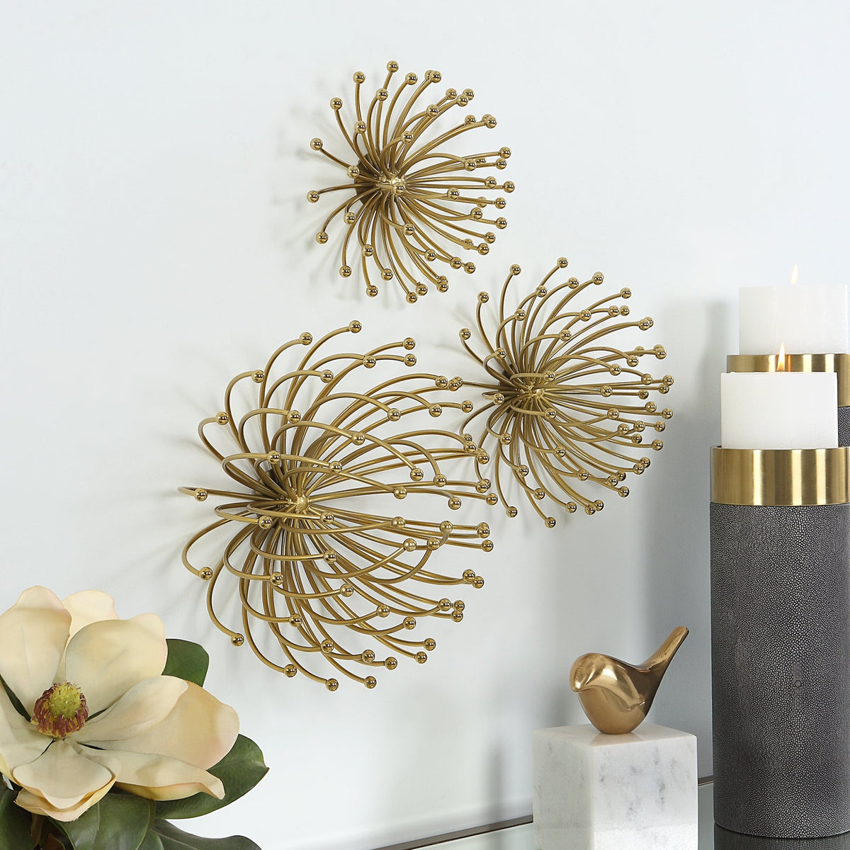 Aga Metal Wall Decor, S/3 Wall Decors| Uttermost