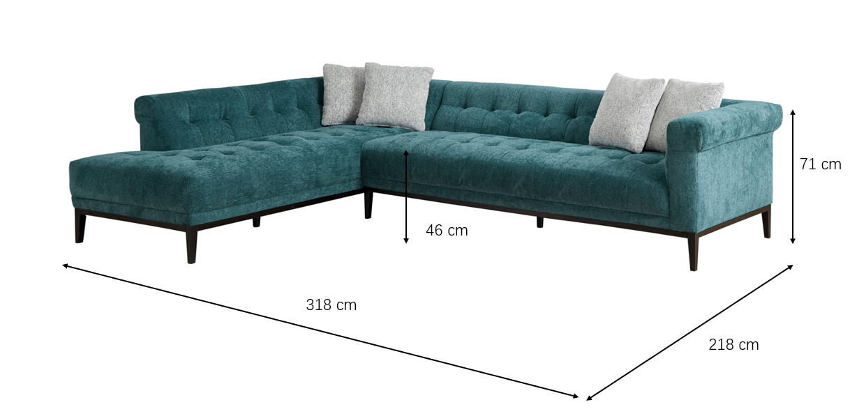 Agate Left Chaise Sectional Sectionals| Roots Furniture