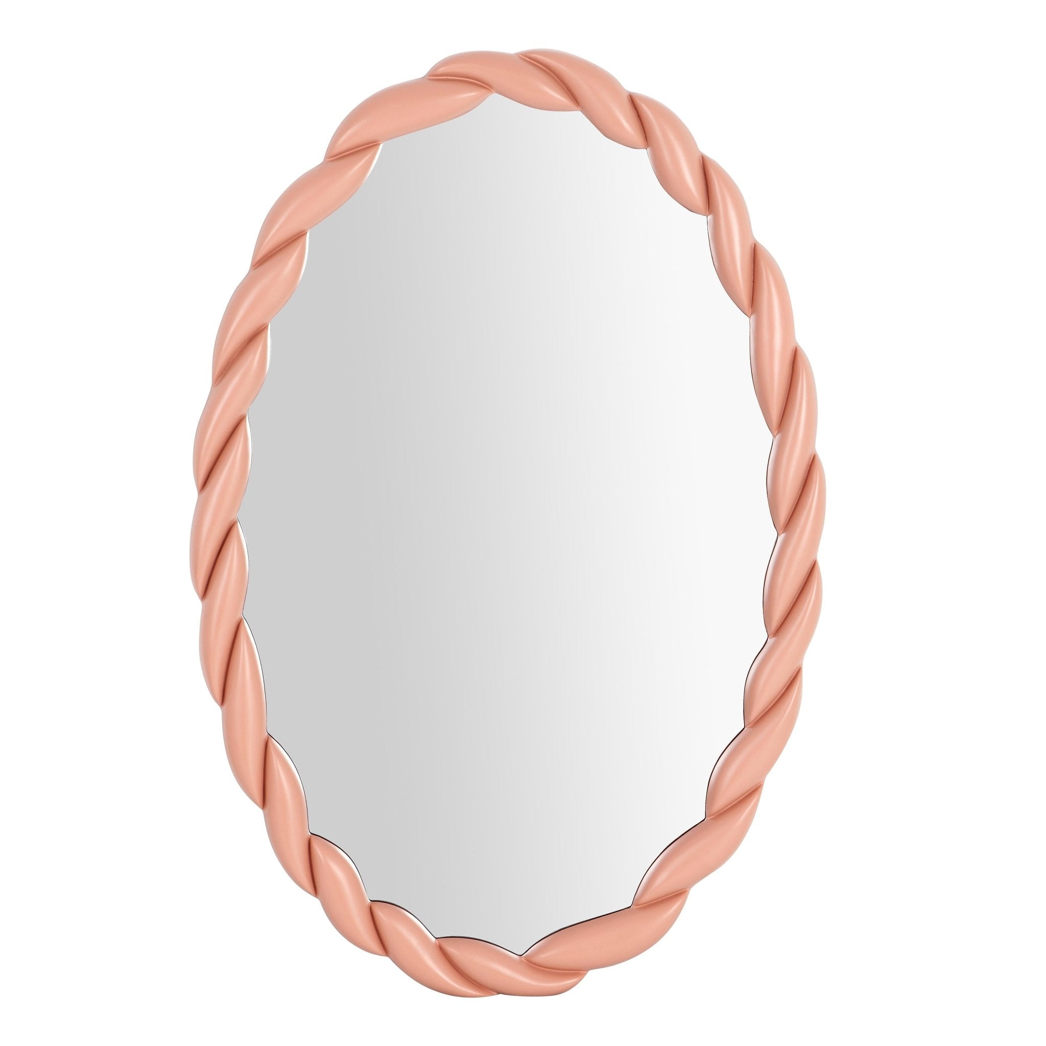 Agnes Mauve Oval Mirror Mirrors| TOV