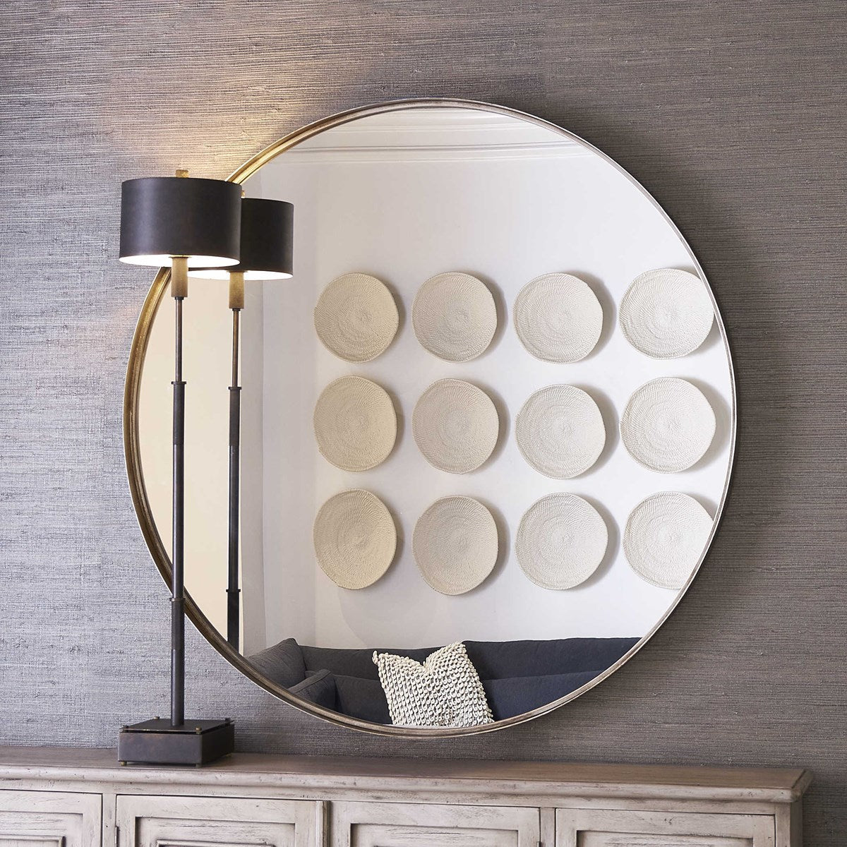 Agoura Round Mirror Mirrors| Uttermost