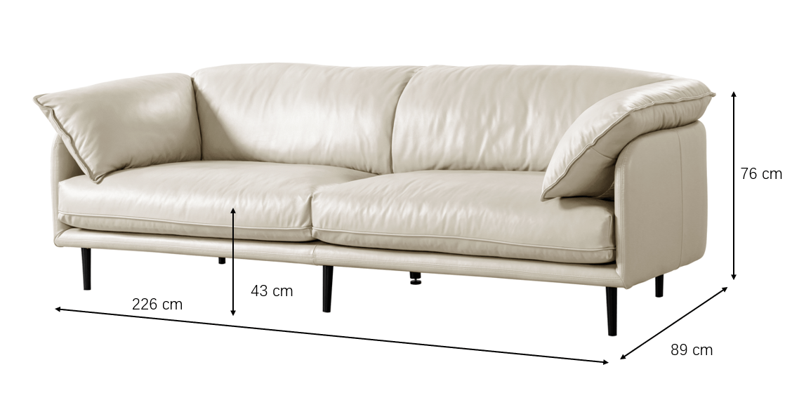 Ahad 3 Seater Sofa (226cm) Sofas & Loveseats| Roots Furniture