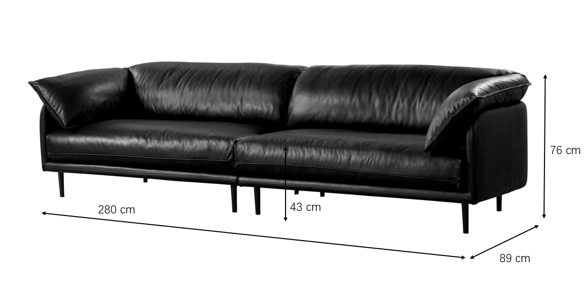 Ahad 4 Seater Sofa (280cm) XL Sofas| Roots Furniture
